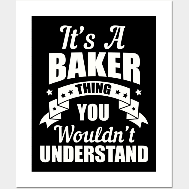 Baker Thing Wall Art by moclan